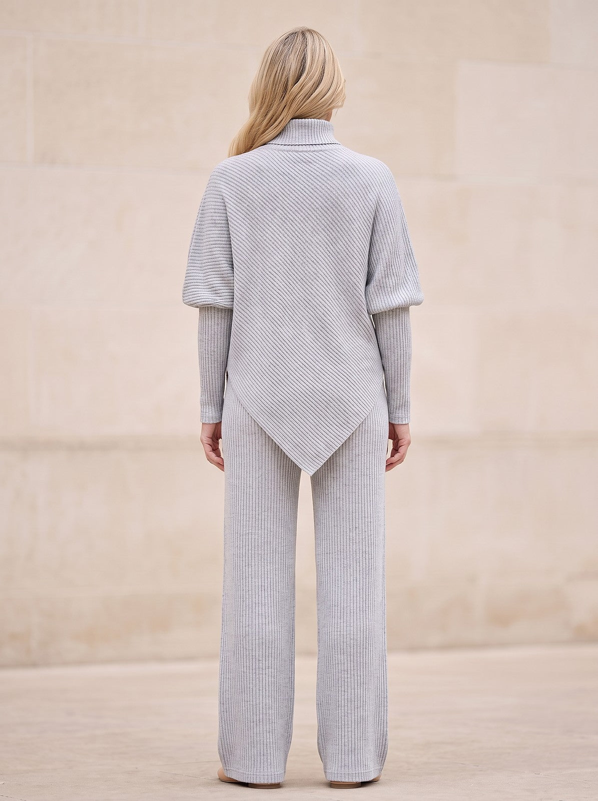 Ribbed Roll Neck Co-ord Set
