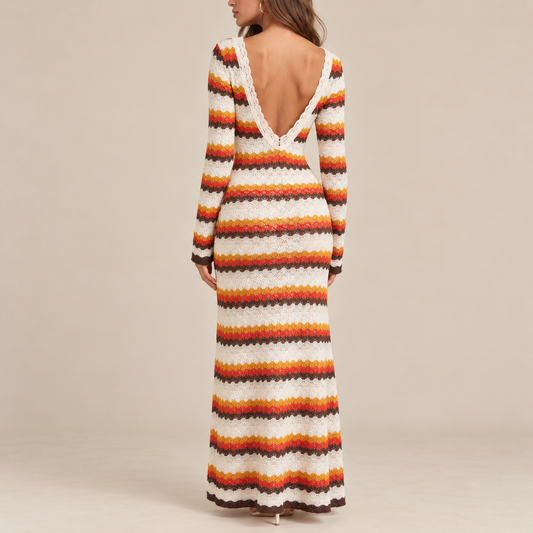 Cotton Knit Maxi Dress