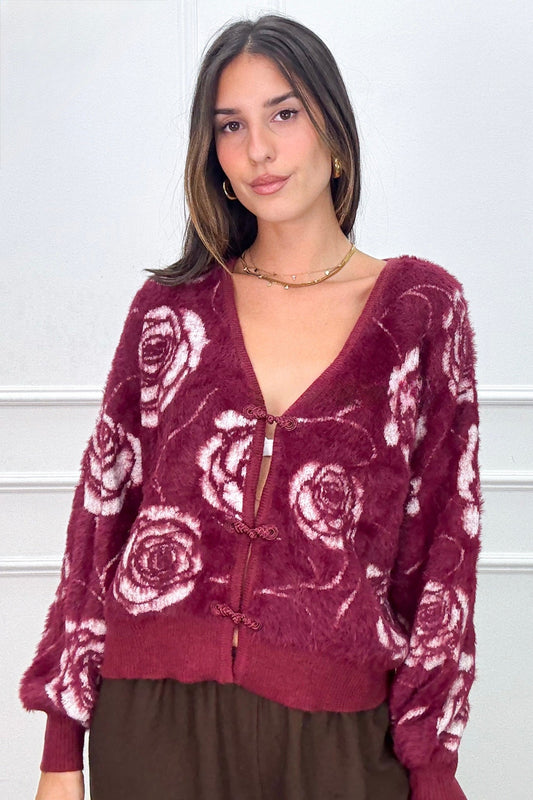 Fluffy Knit Cardigan