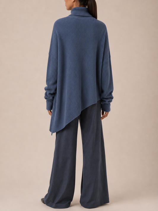 Everyday Knit Sweater in blue, second view