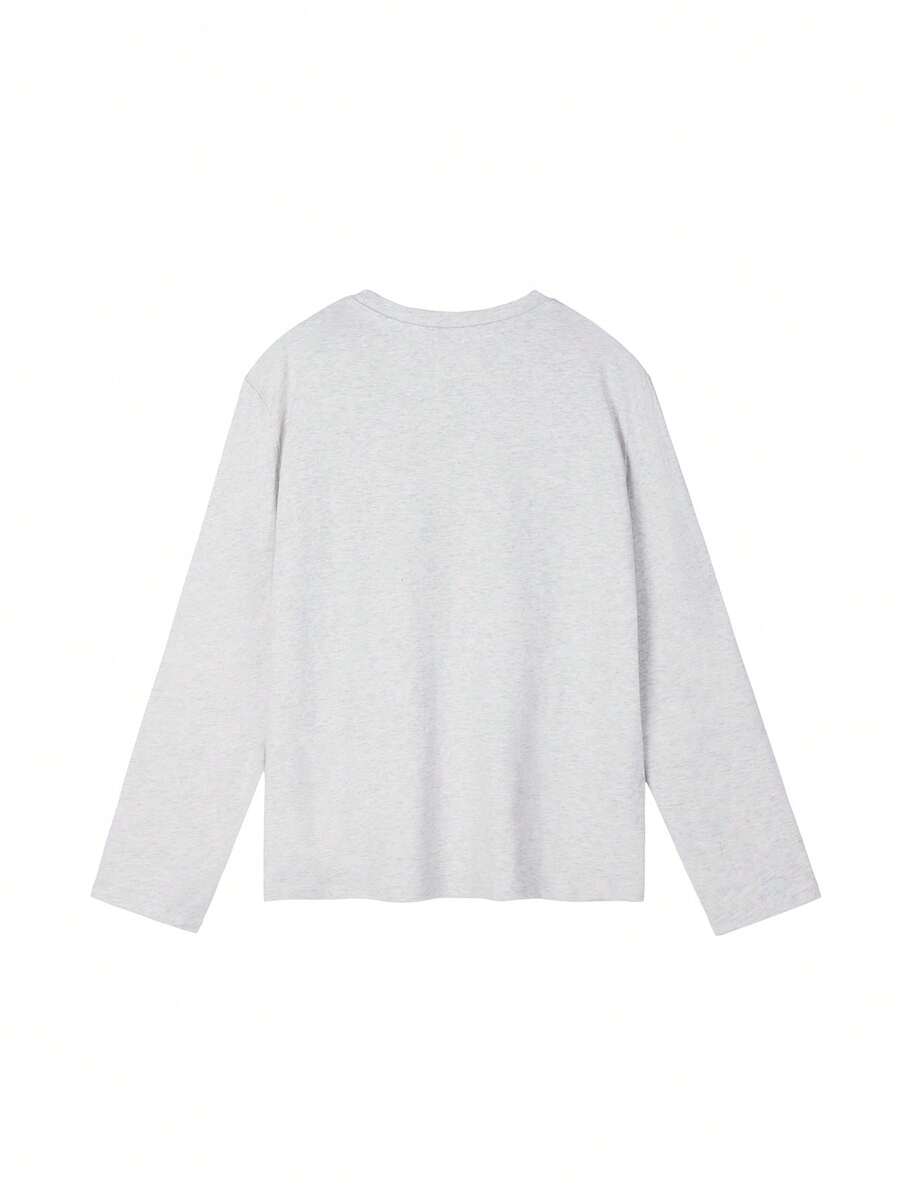 Cat Print Long Sleeve Tee