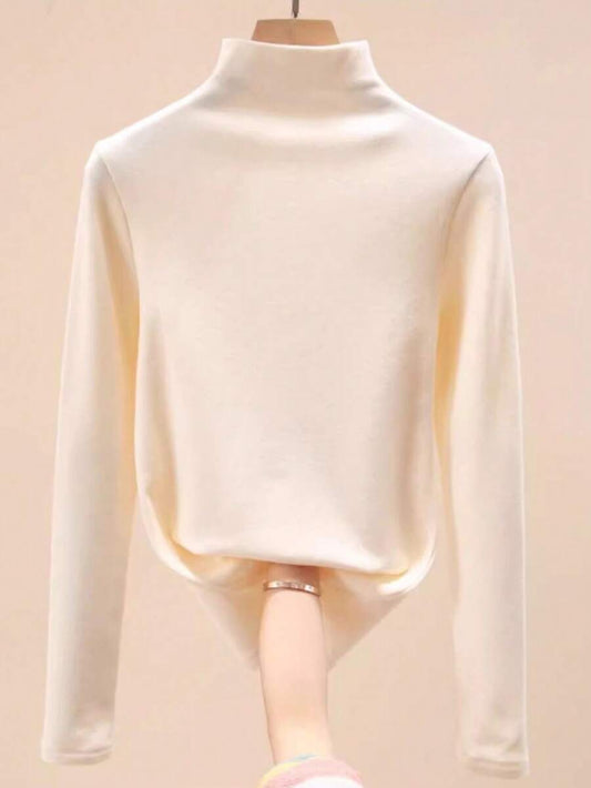Fleece Lined High Neck Base Layer Top