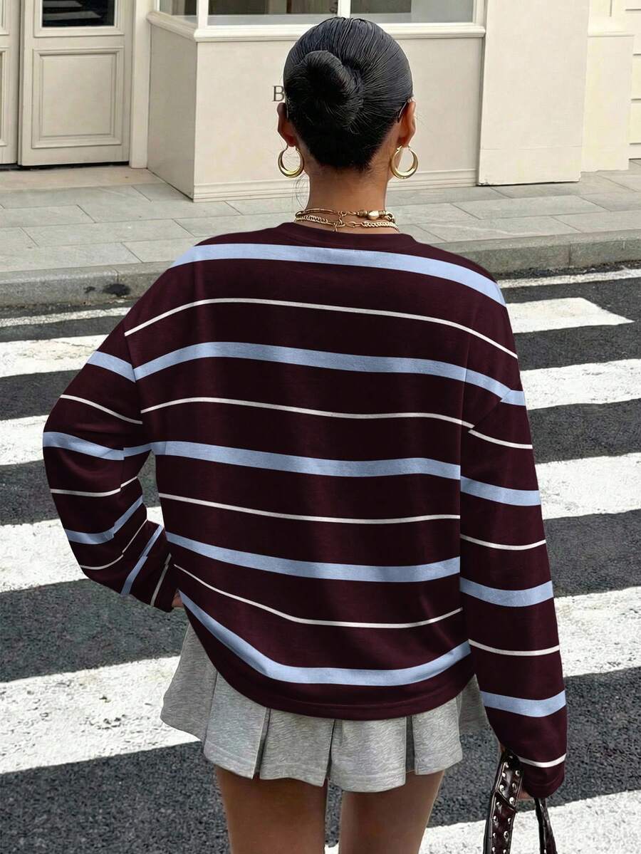 Retro Striped Long Sleeve Tee