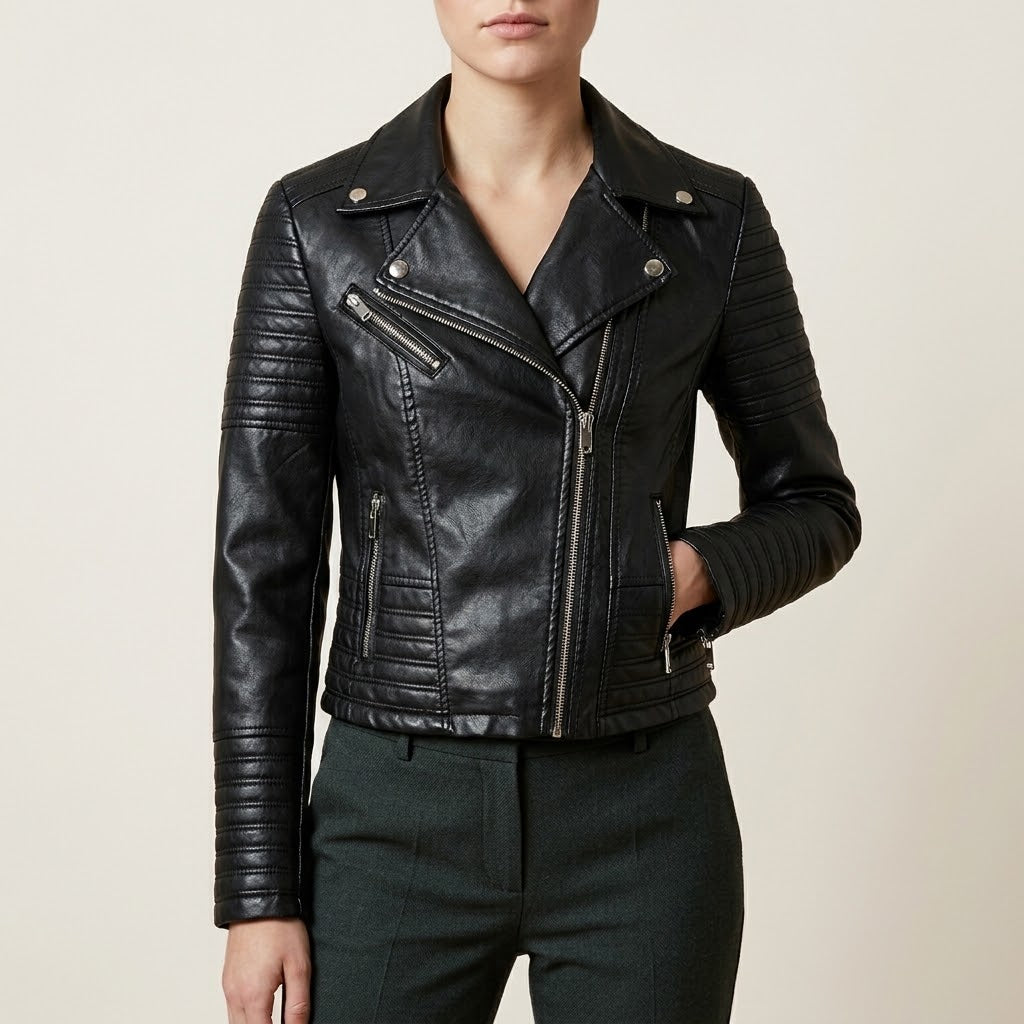 Fitted Leather Jacket