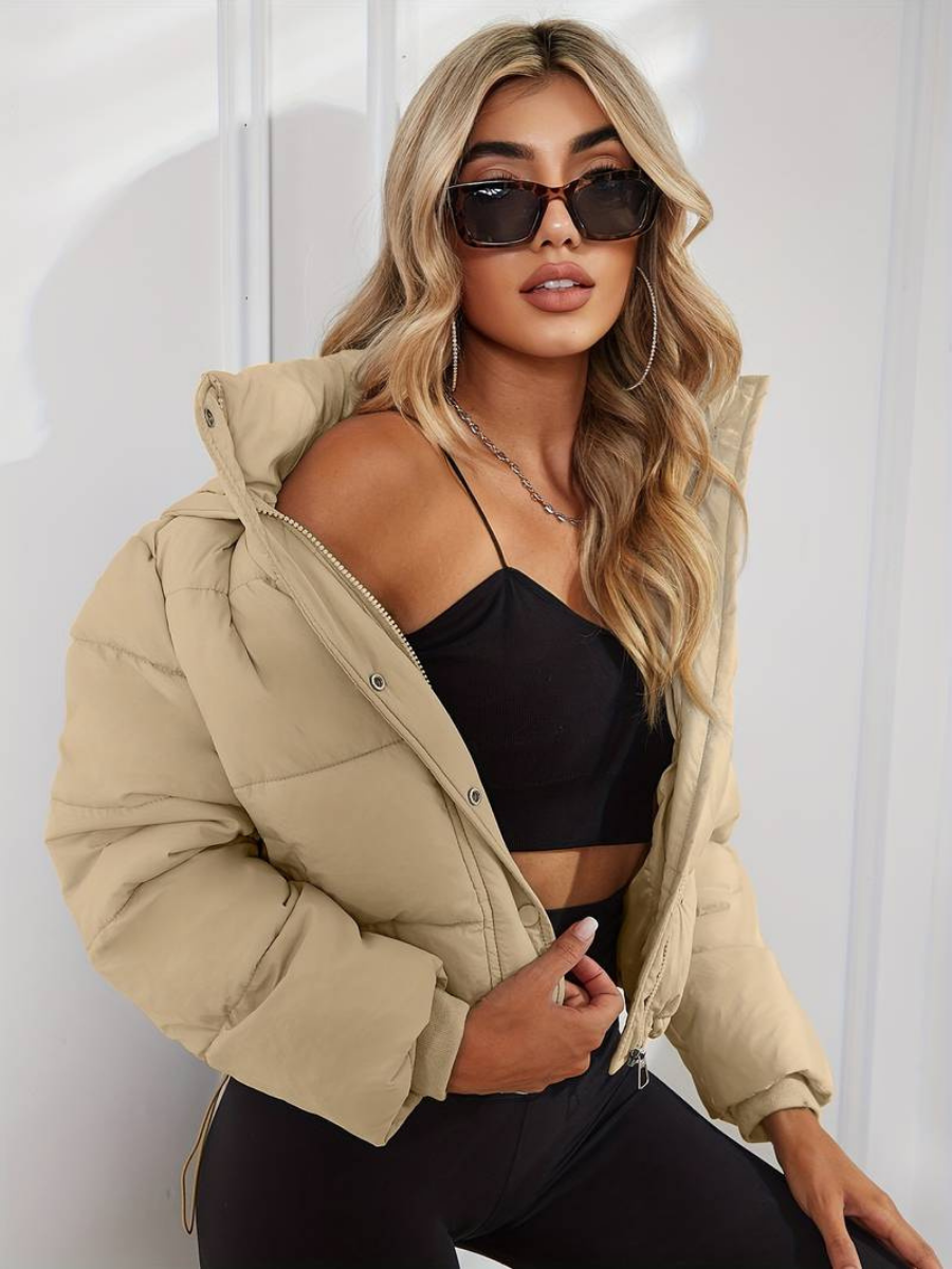 Lightweight Quilted Hooded Jacket