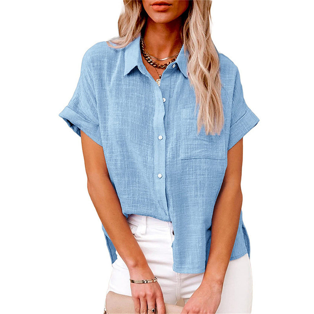 Button Front Blouse