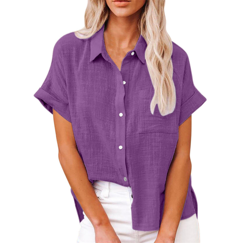 Button Front Blouse
