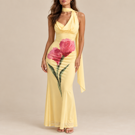 Mesh Maxi Dress