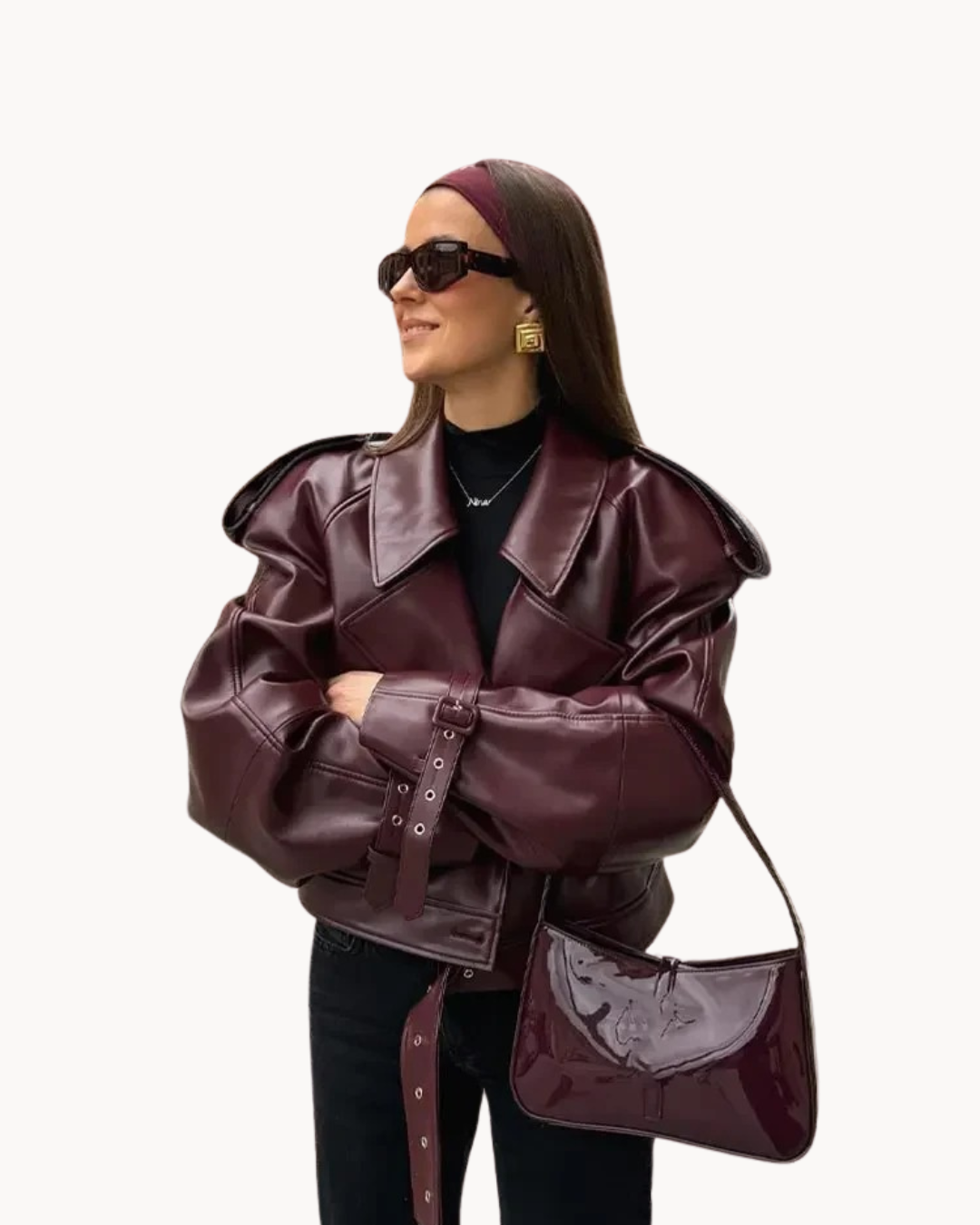 Vegan Leather Jacket