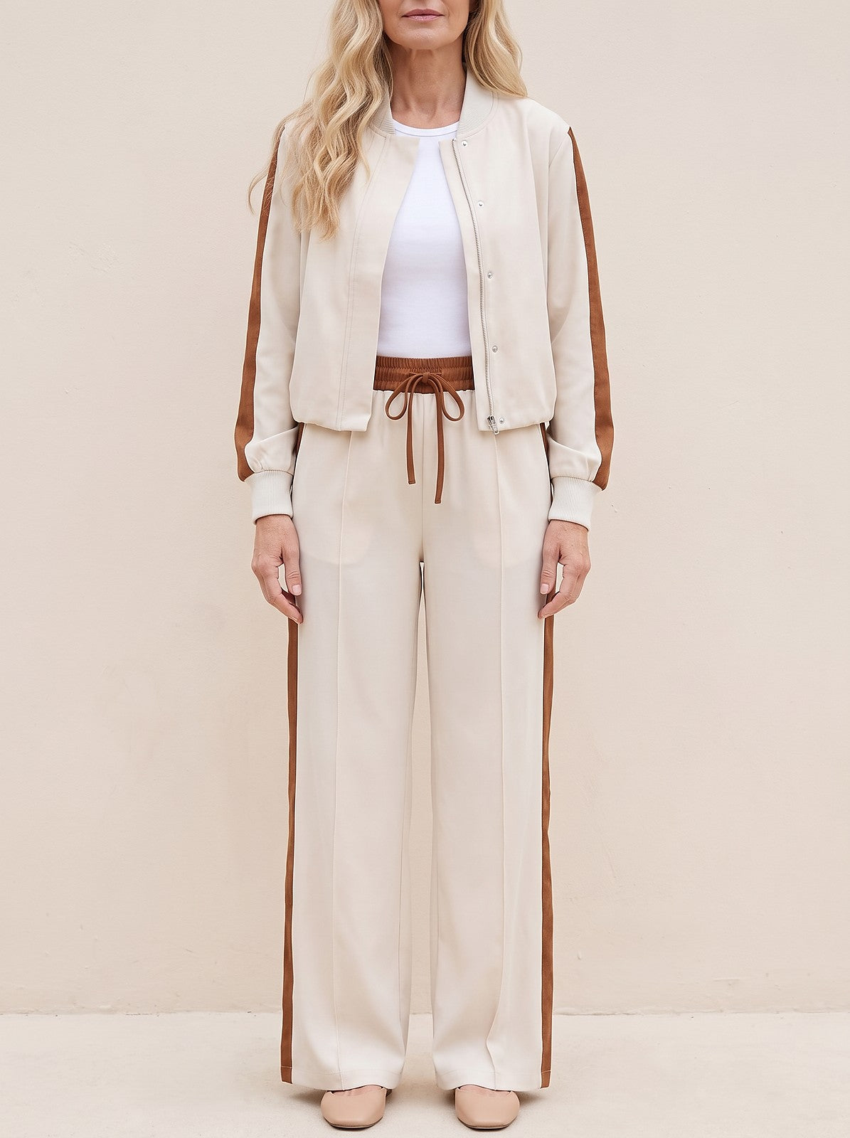 Bomber Jacket and Trousers Co-ord Set