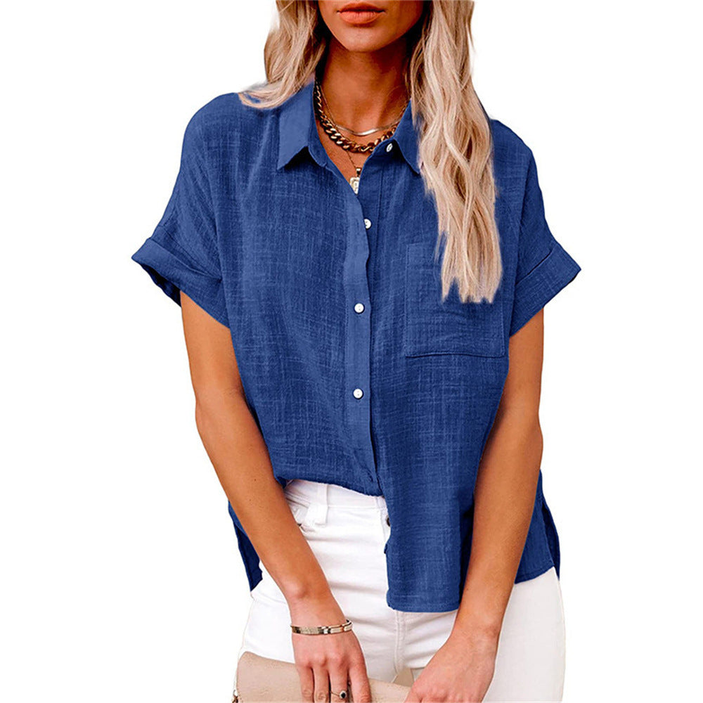 Button Front Blouse