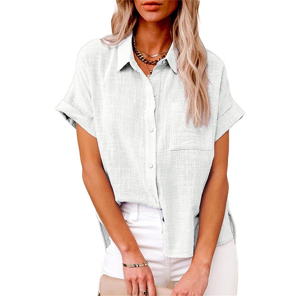 Button Front Blouse