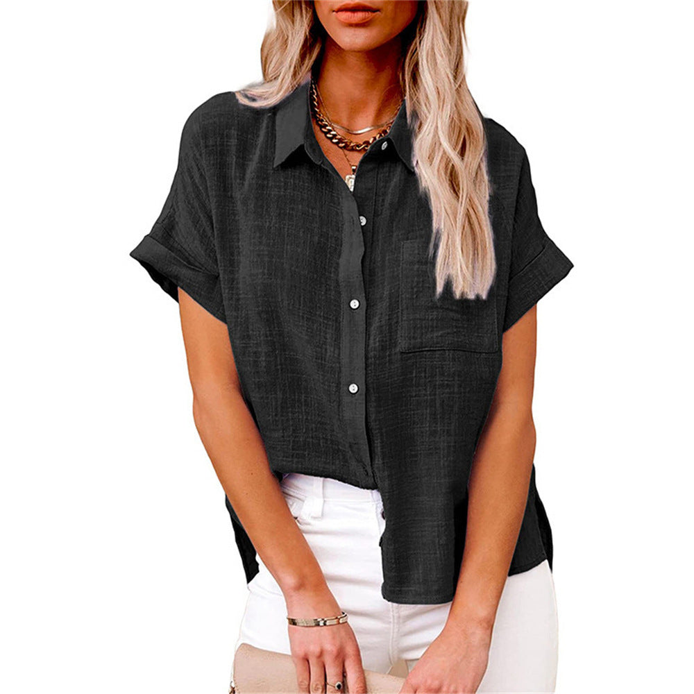 Button Front Blouse