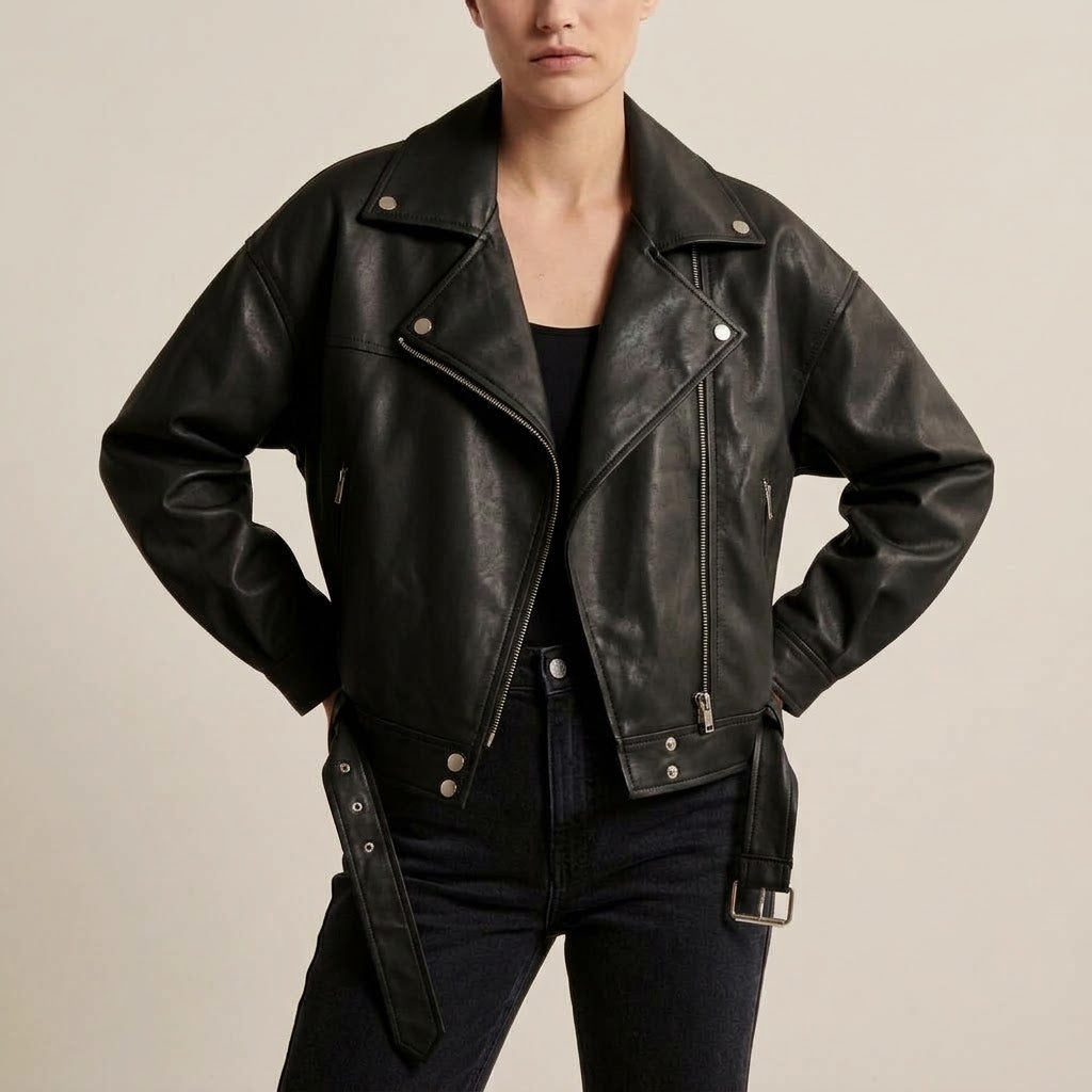 Leather Biker Jacket