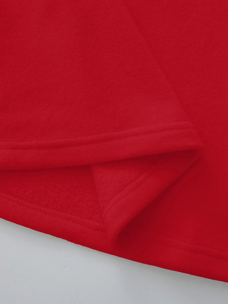 Thermal Lined High Round Neck Long Sleeve Tee