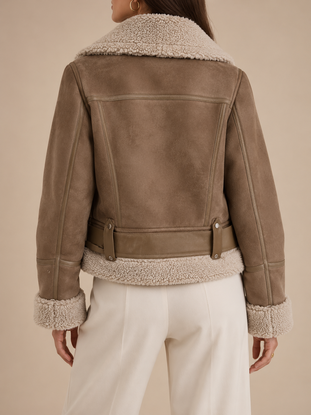 Suede Bomber Jacket