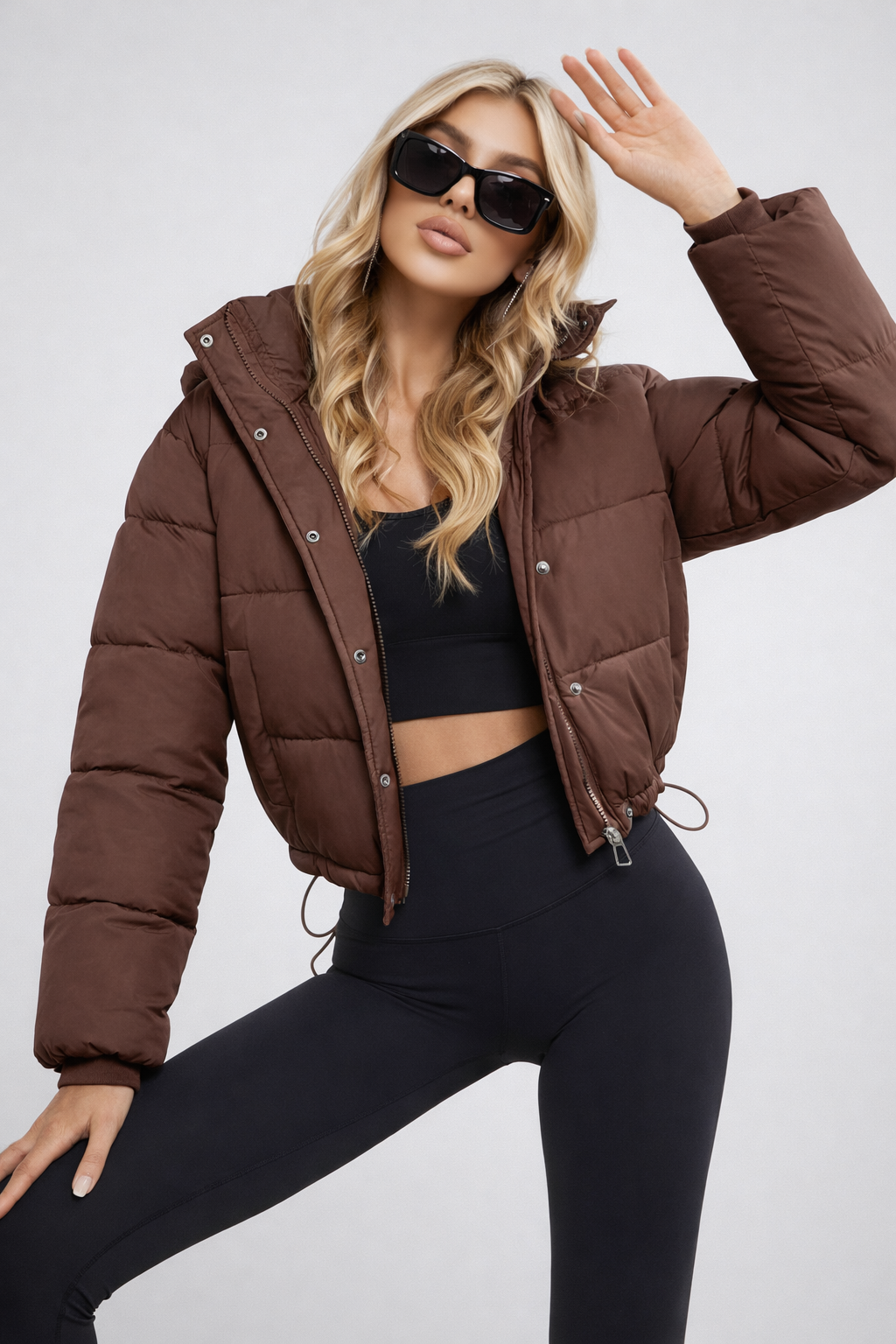 Lightweight Quilted Hooded Jacket