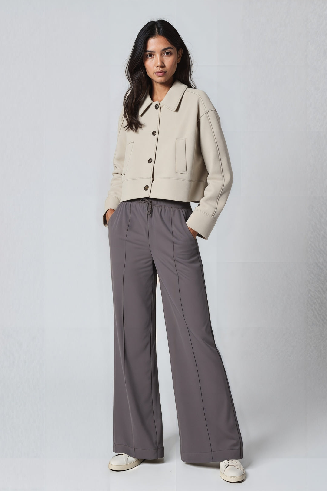 Cropped Tailored Jacket