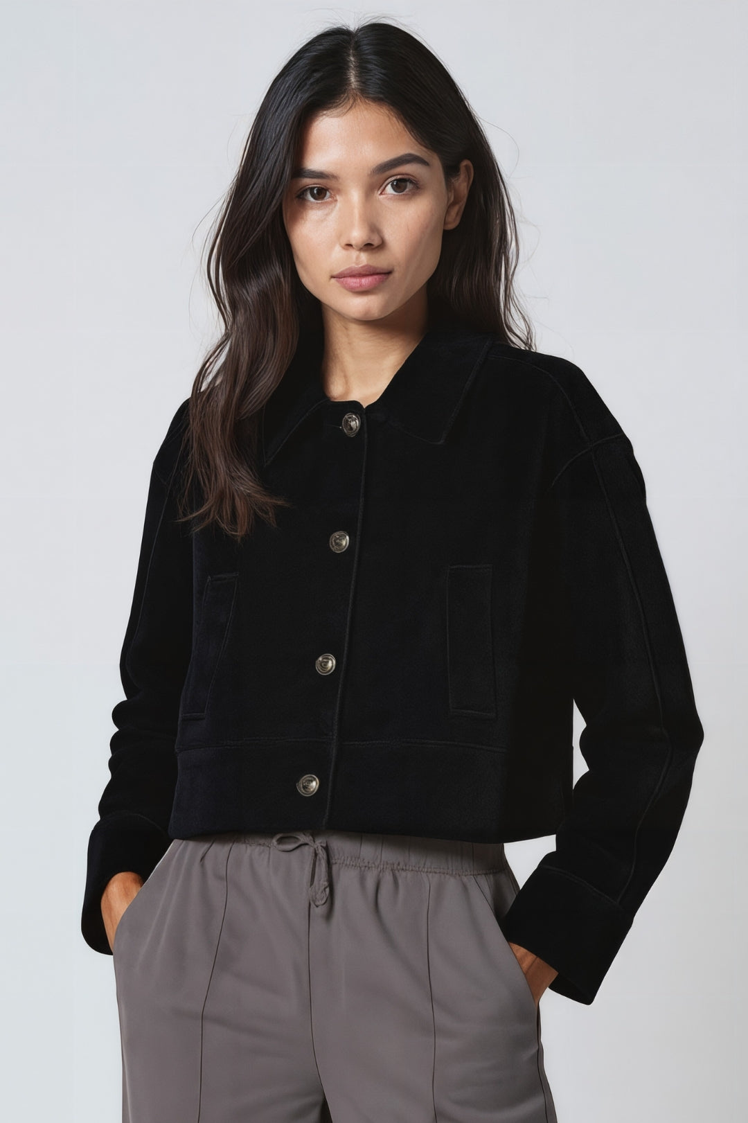 Cropped Tailored Jacket