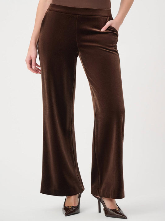 Velvet Wide Leg Trousers