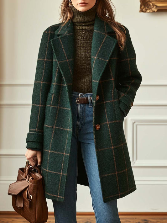 Structured Tweed Coat