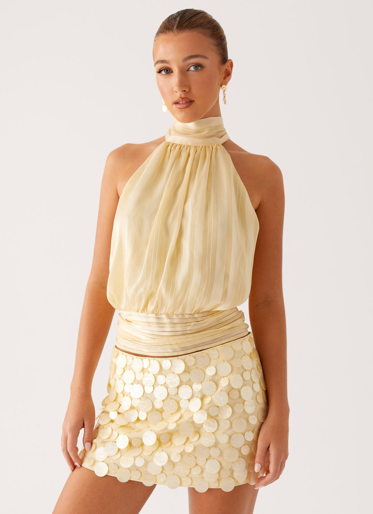 Sequins Mini Skirt