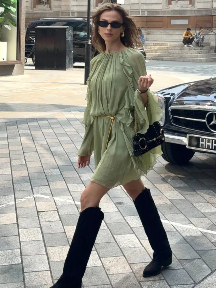 Dreamy Flowing Mini Dress
