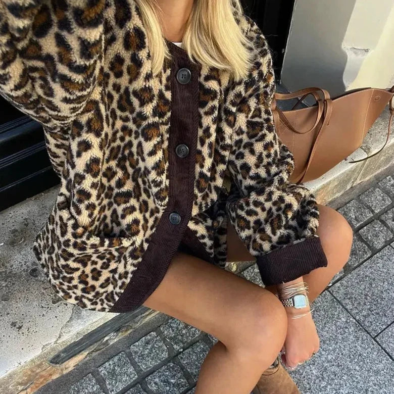Stylish Leopard Cardigan