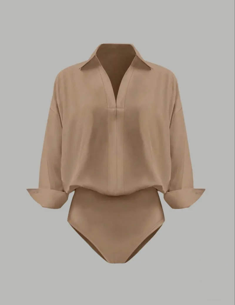 Long Sleeve Shirt Bodysuit