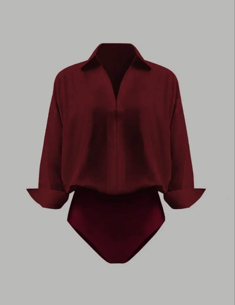 Long Sleeve Shirt Bodysuit