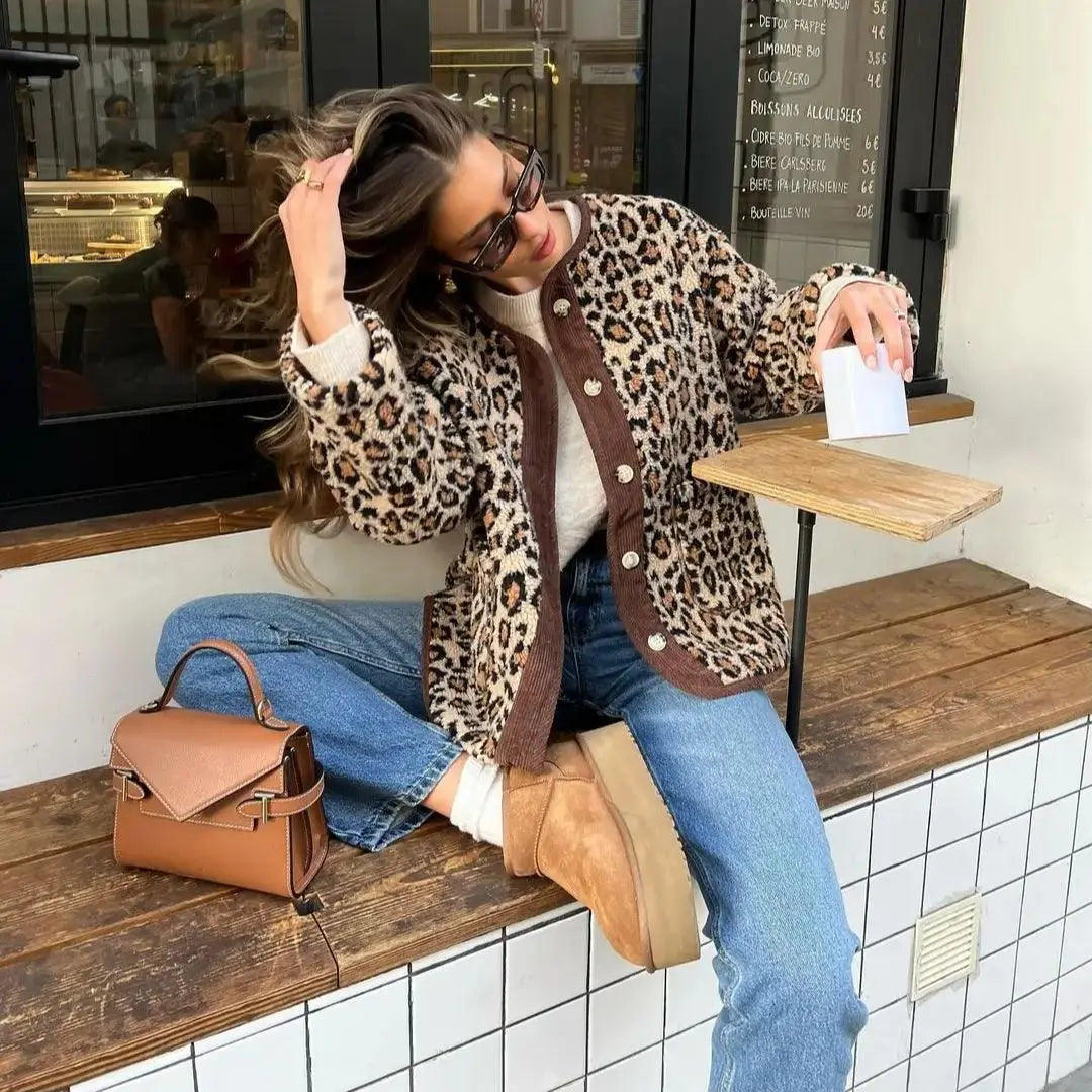Stylish Leopard Cardigan