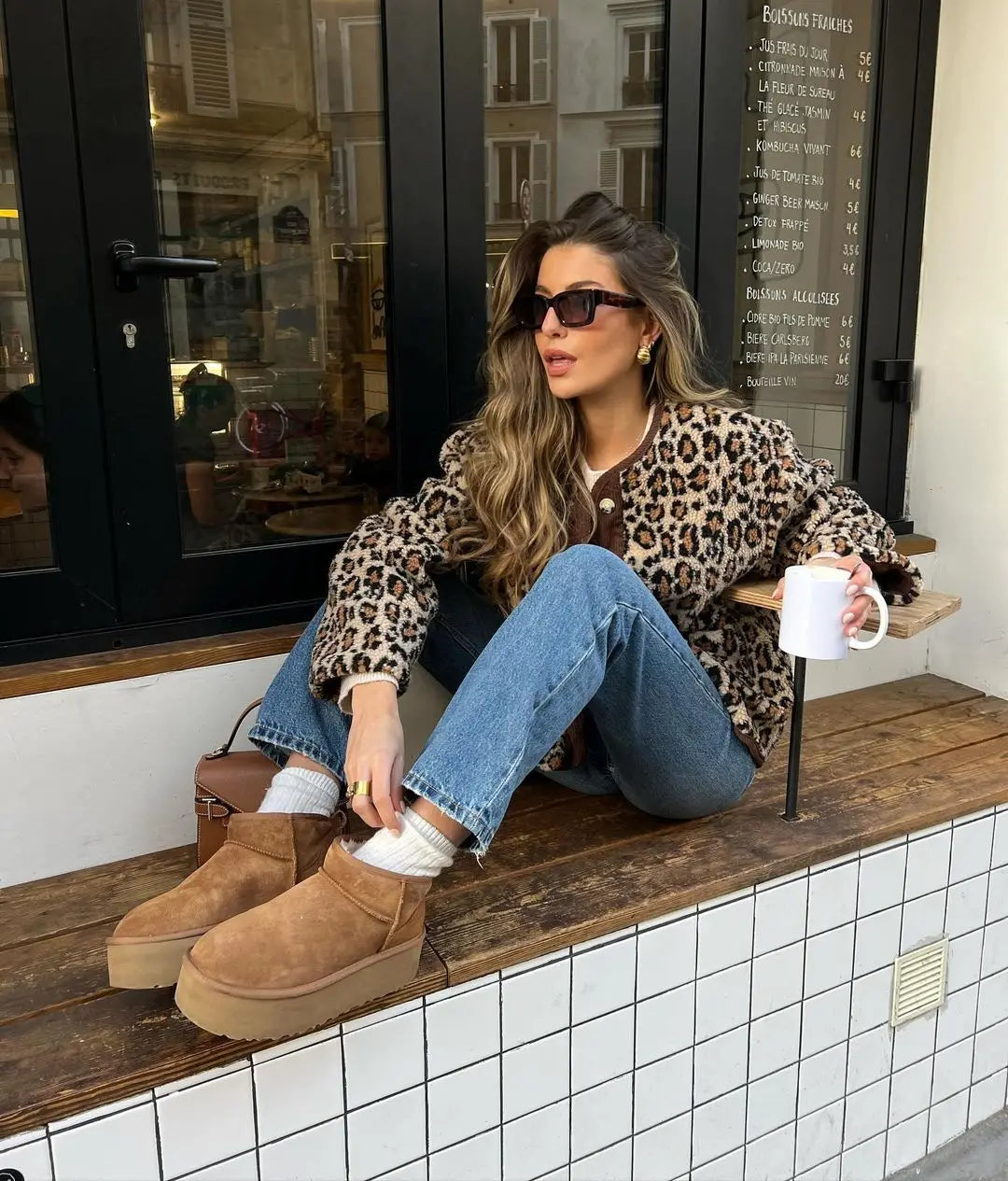 Stylish Leopard Cardigan