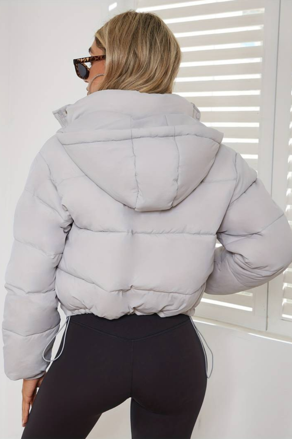 Lightweight Quilted Hooded Jacket