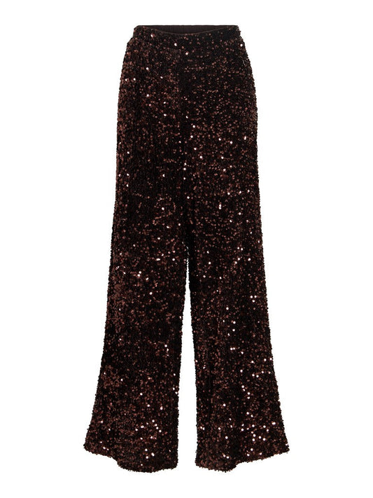 Sequin Wide Leg Trousers