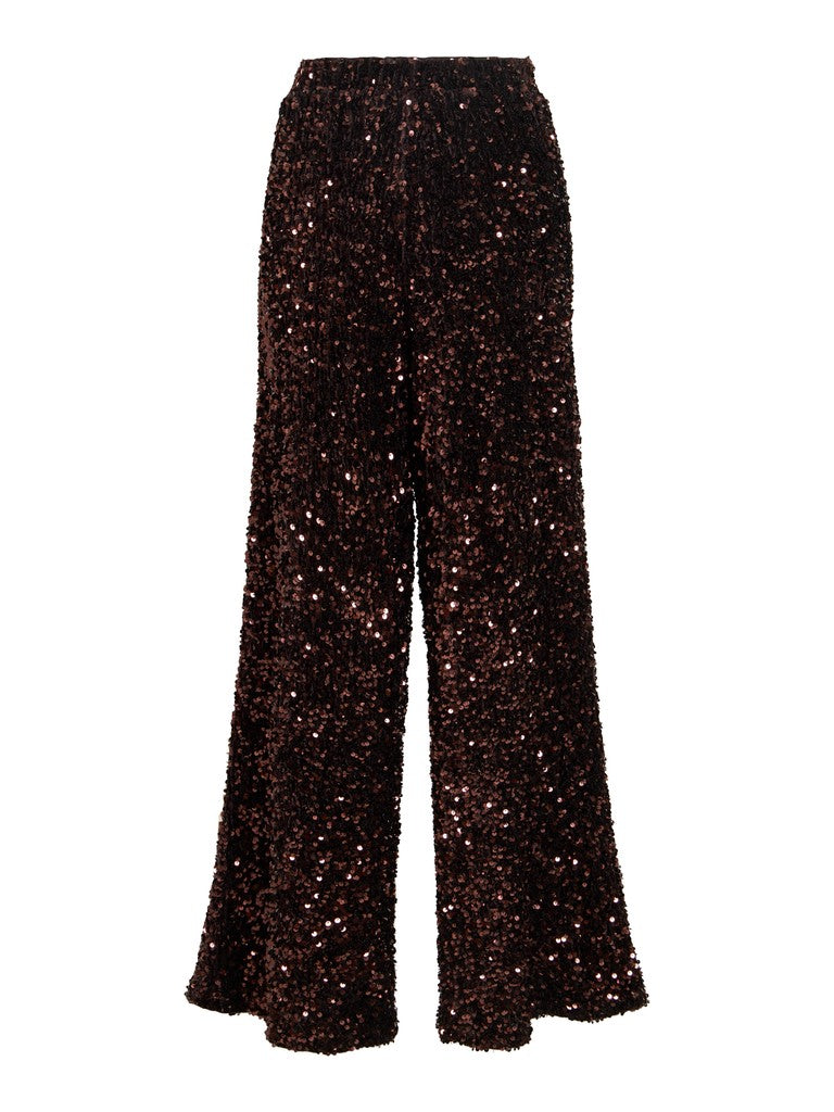 Sequin Wide Leg Trousers