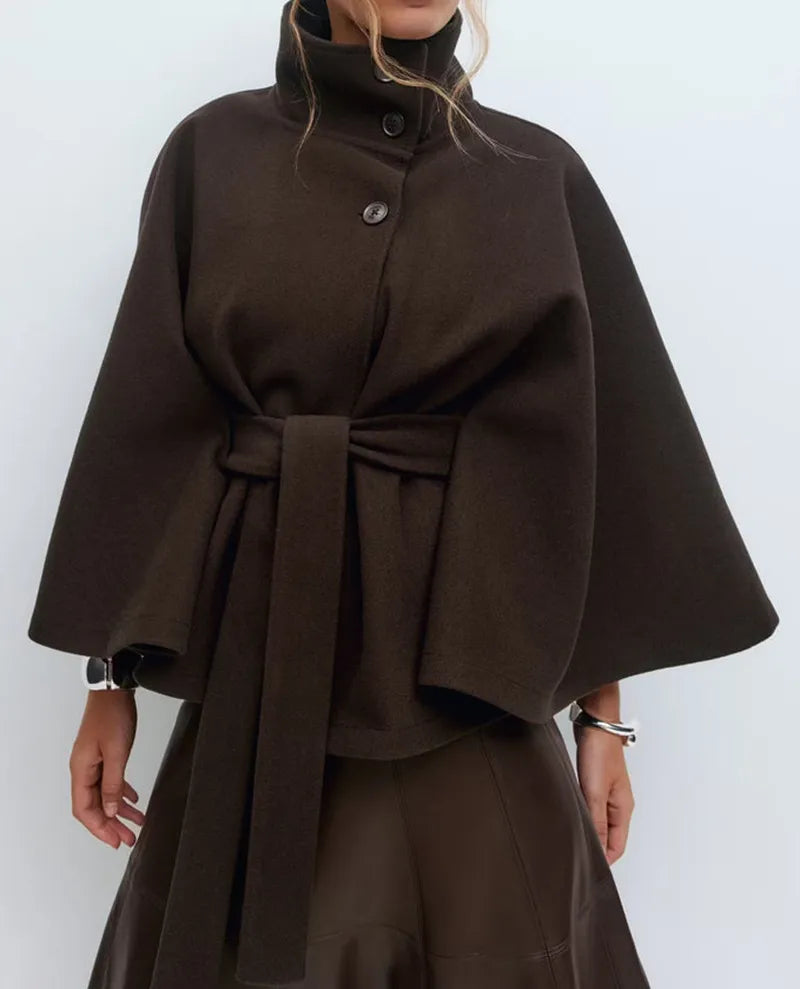 Belted Cape Coat
