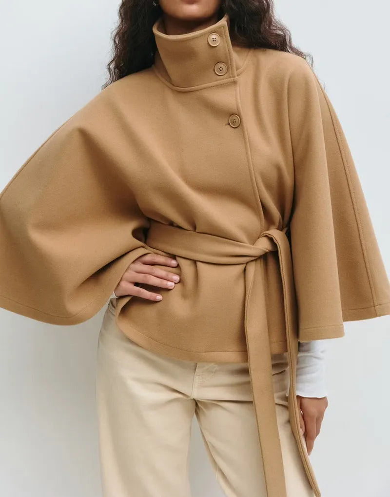 Belted Cape Coat
