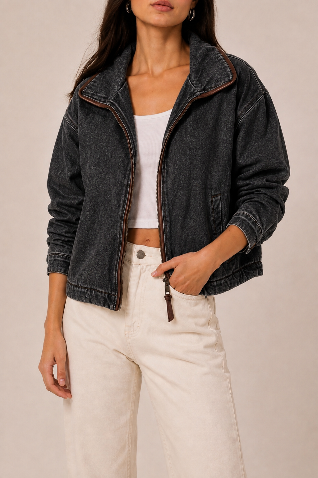 Bomber jacket black