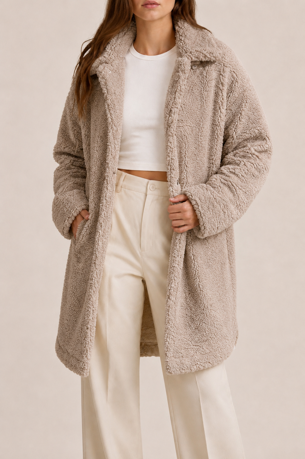 Winter jacket beige