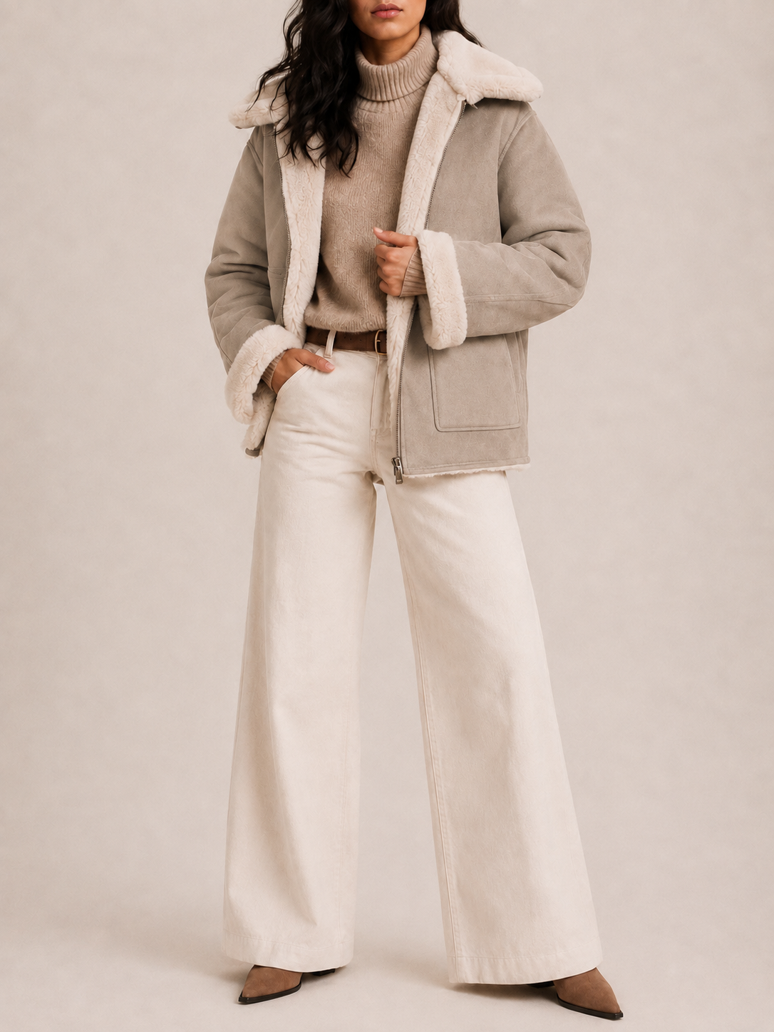 Tailored jacket light grey