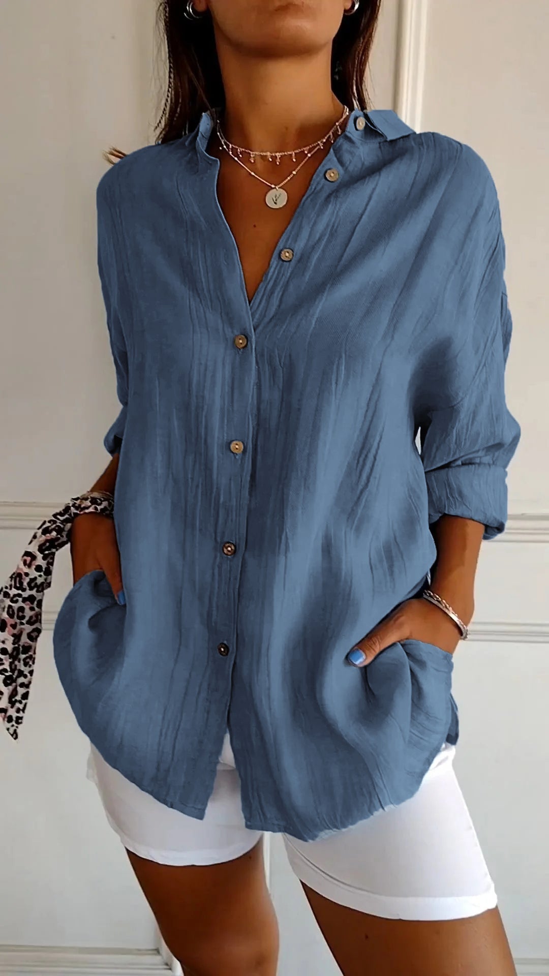 Relaxed Button Down Shirt