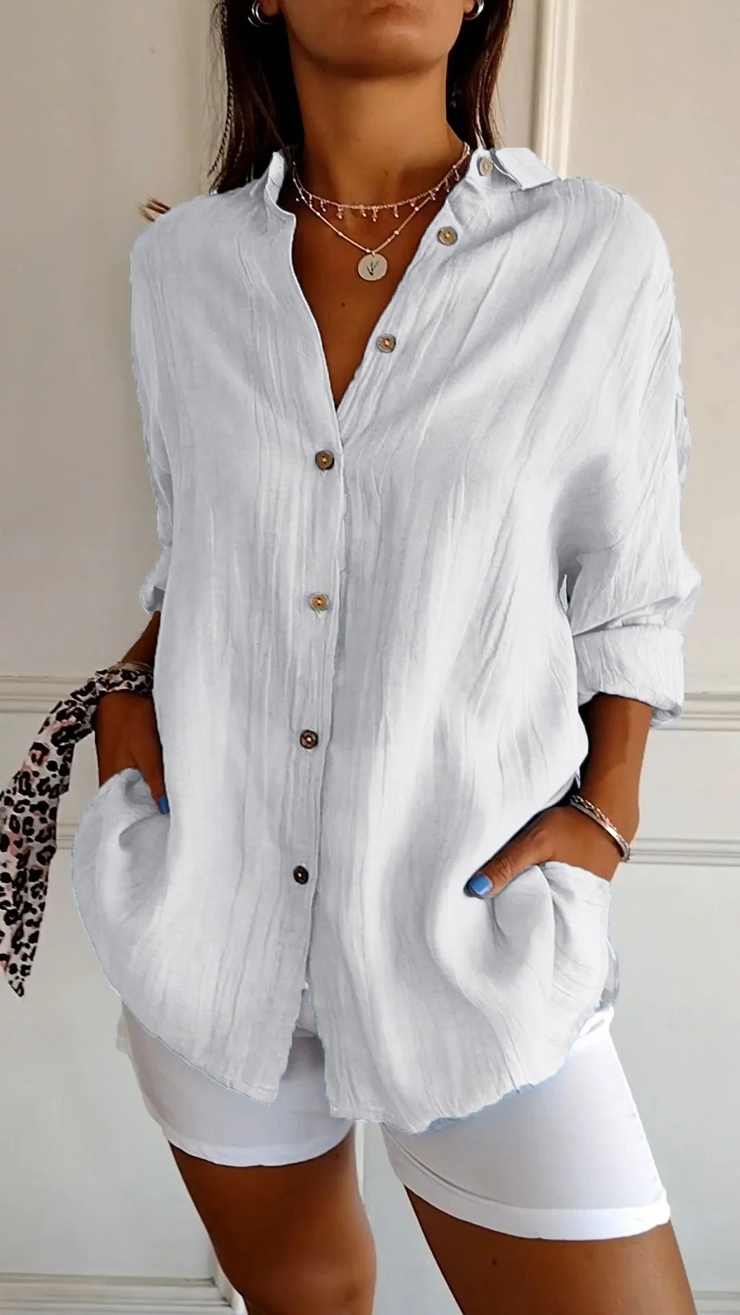 Relaxed Button Down Shirt