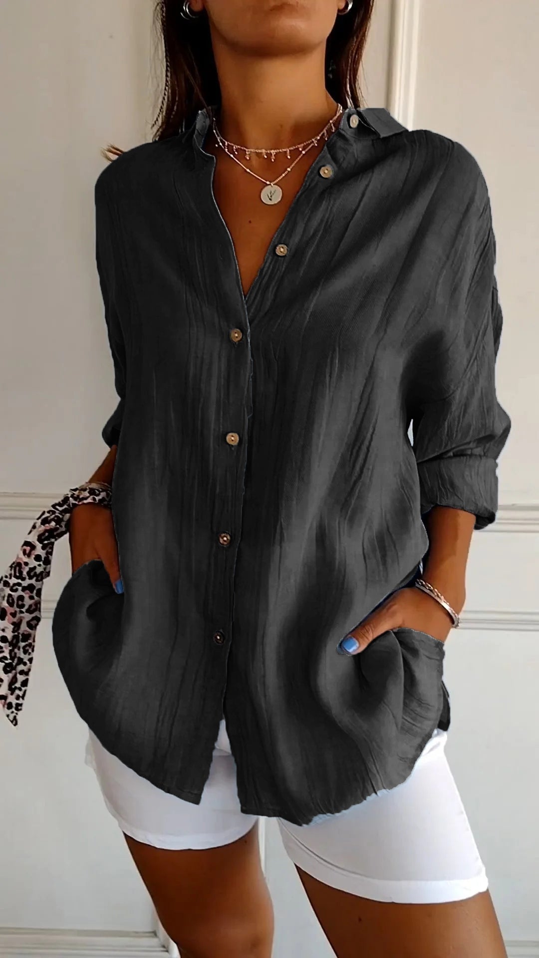 Relaxed Button Down Shirt
