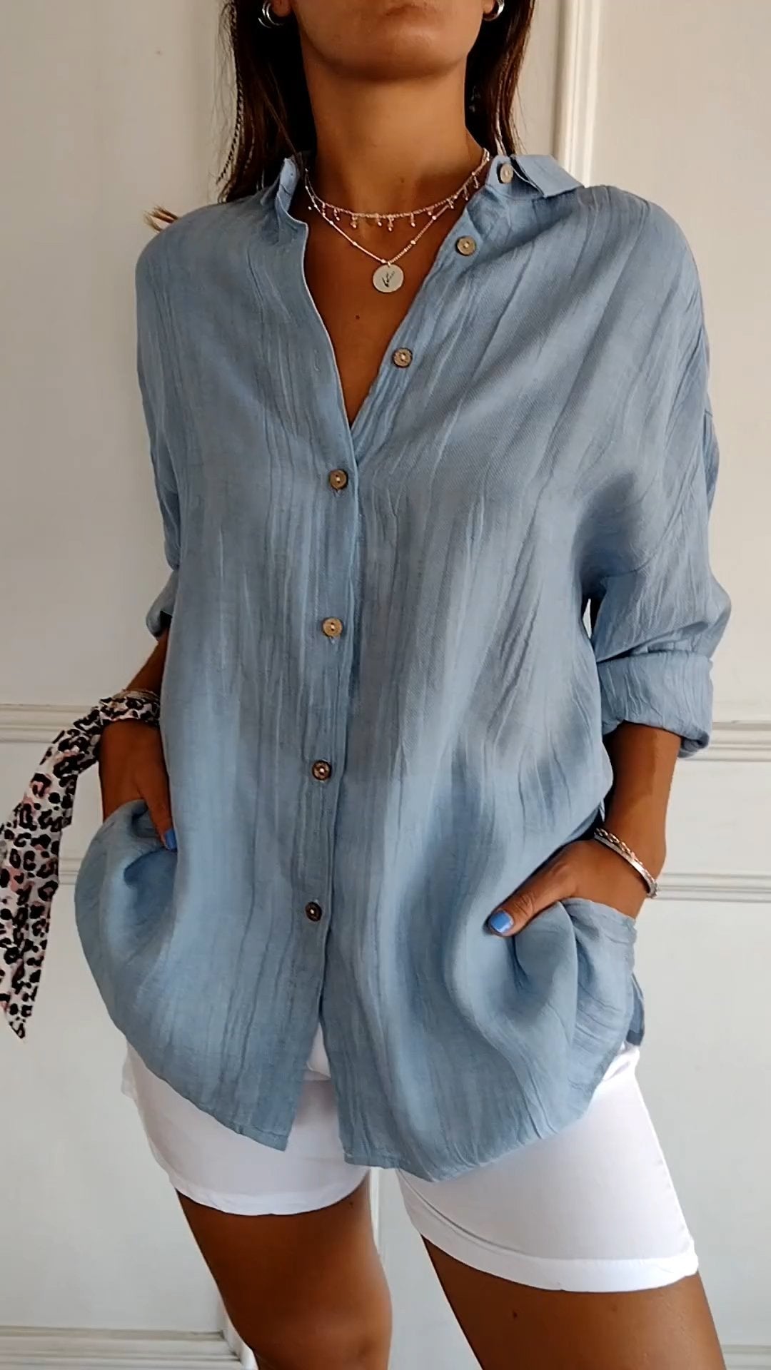 Relaxed Button Down Shirt