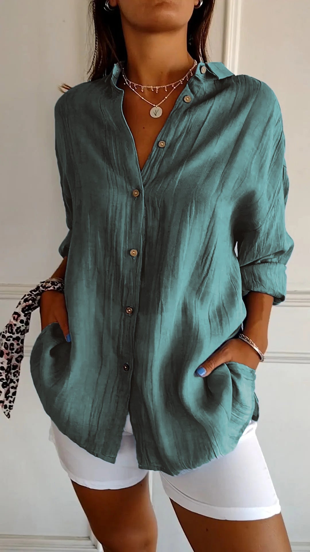 Relaxed Button Down Shirt