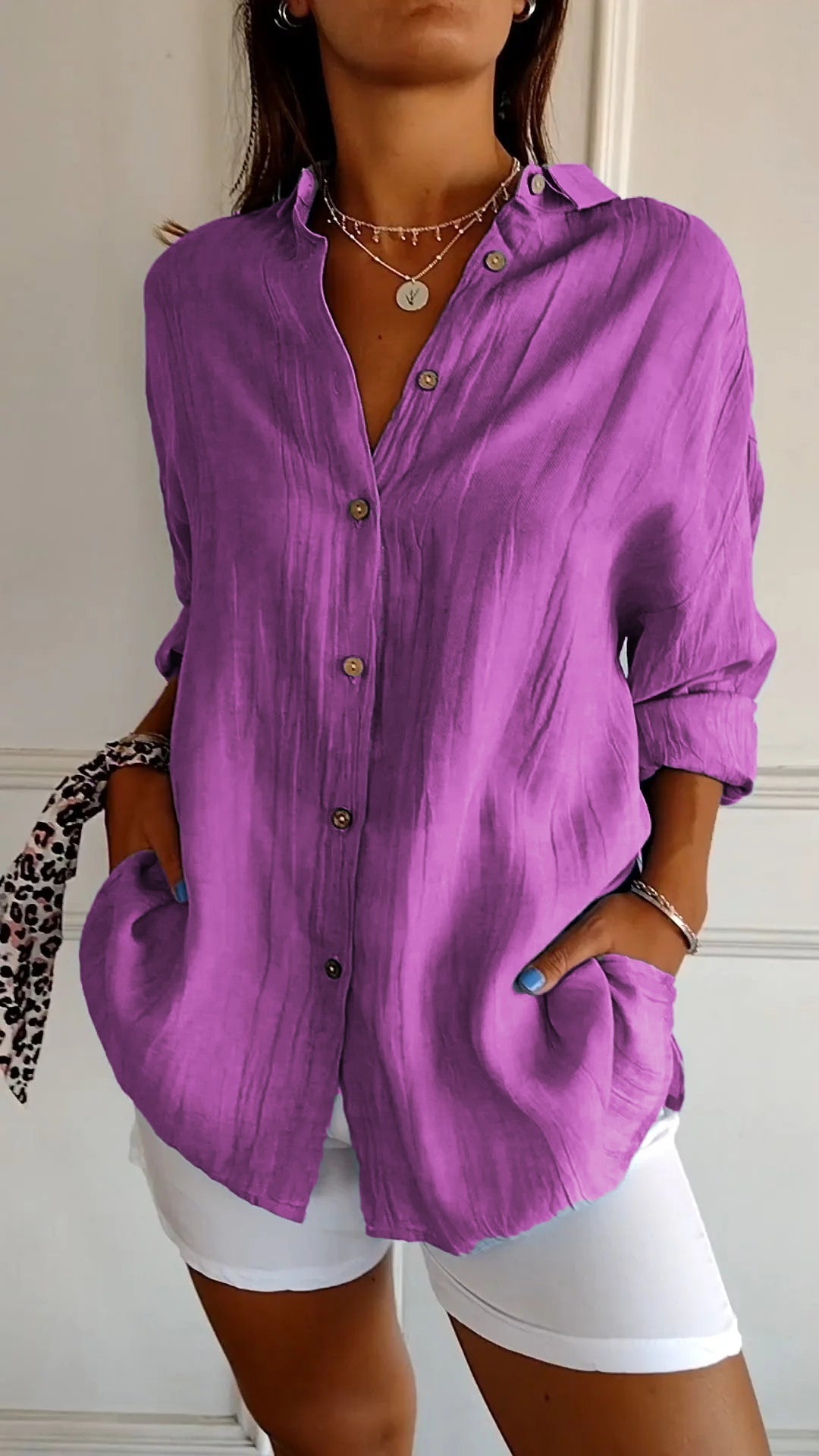 Relaxed Button Down Shirt