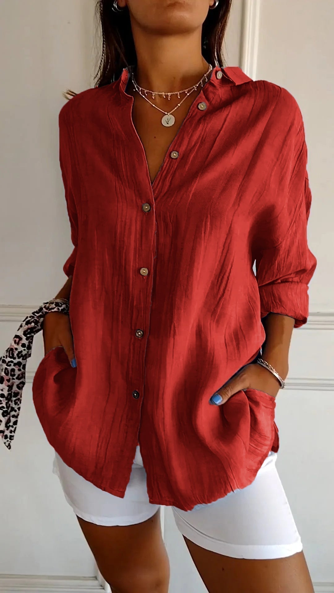 Relaxed Button Down Shirt