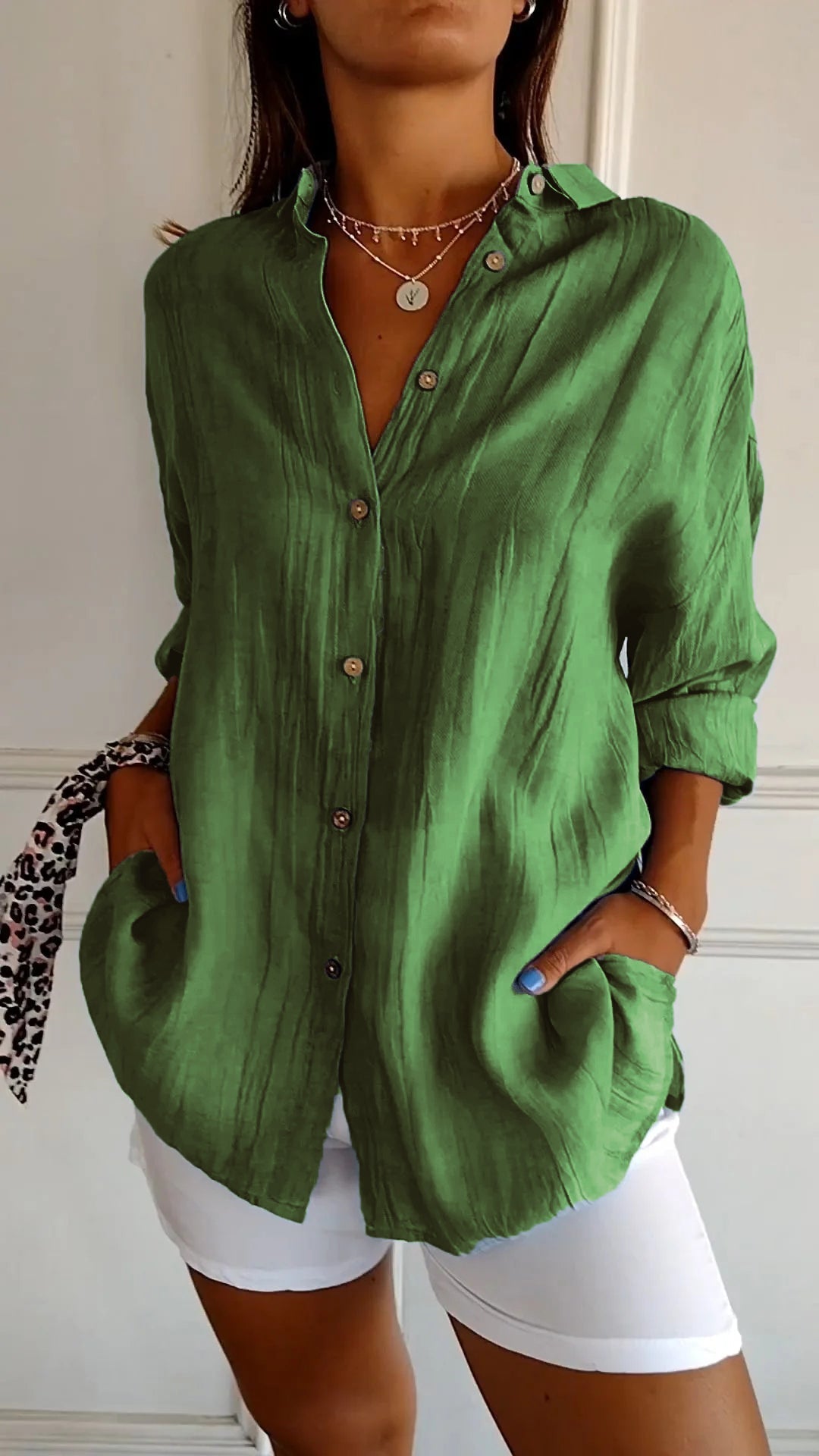 Relaxed Button Down Shirt