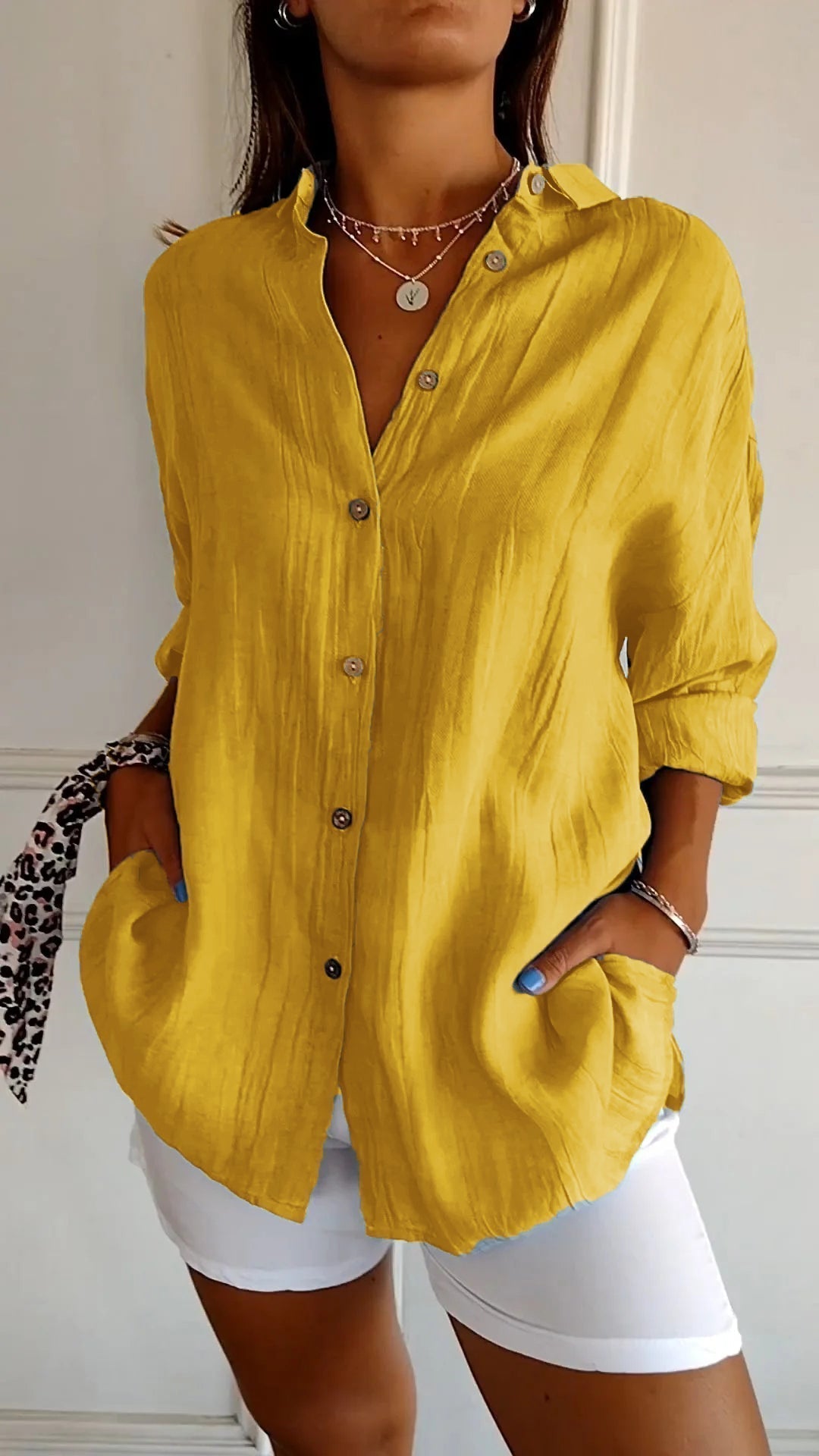 Relaxed Button Down Shirt