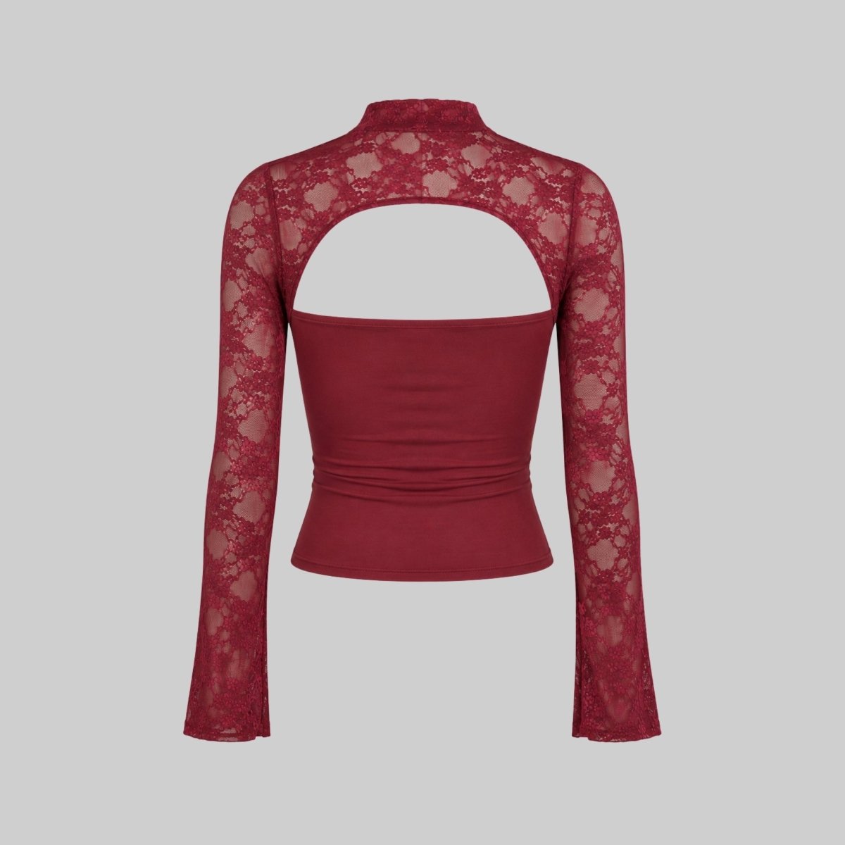 Cutout Lace Blouse